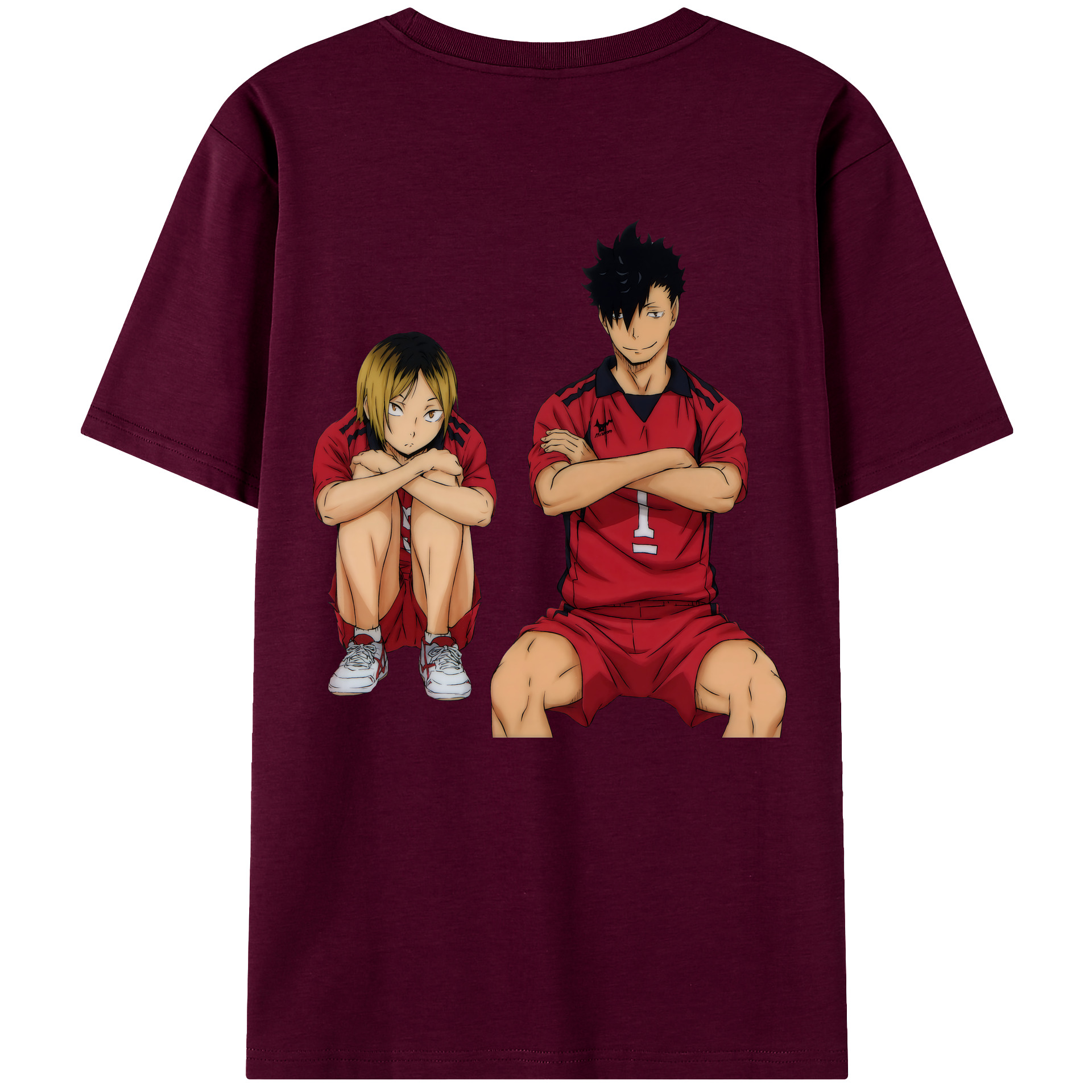 （画像用） ハイキュー!! Haikyu!! レディース半袖Tシャツ(バックプリント)